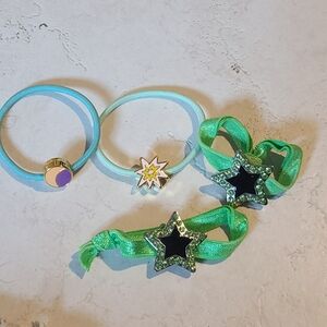 🦔Star and moon girls hairband bundle🎀